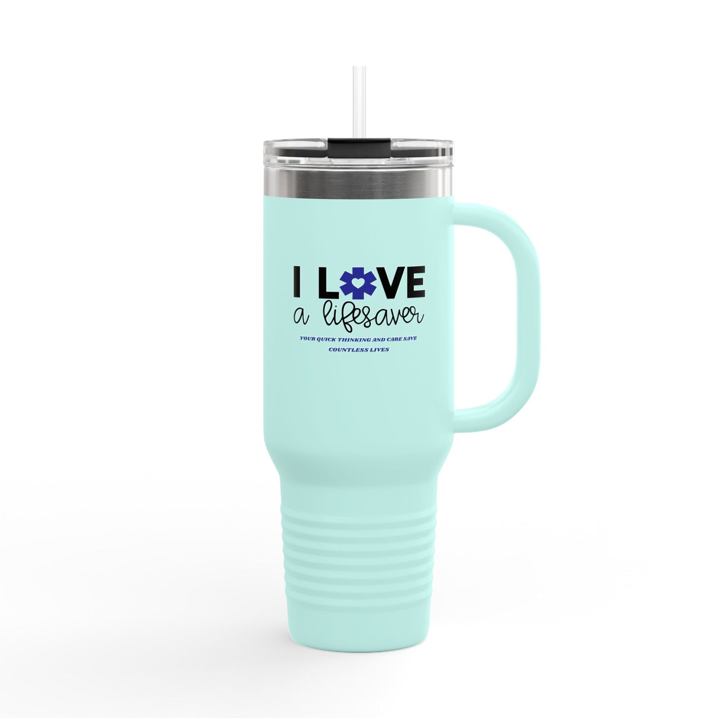 EMS Insulated Travel Mug, 40oz - Your quick thinking and care save countless lives