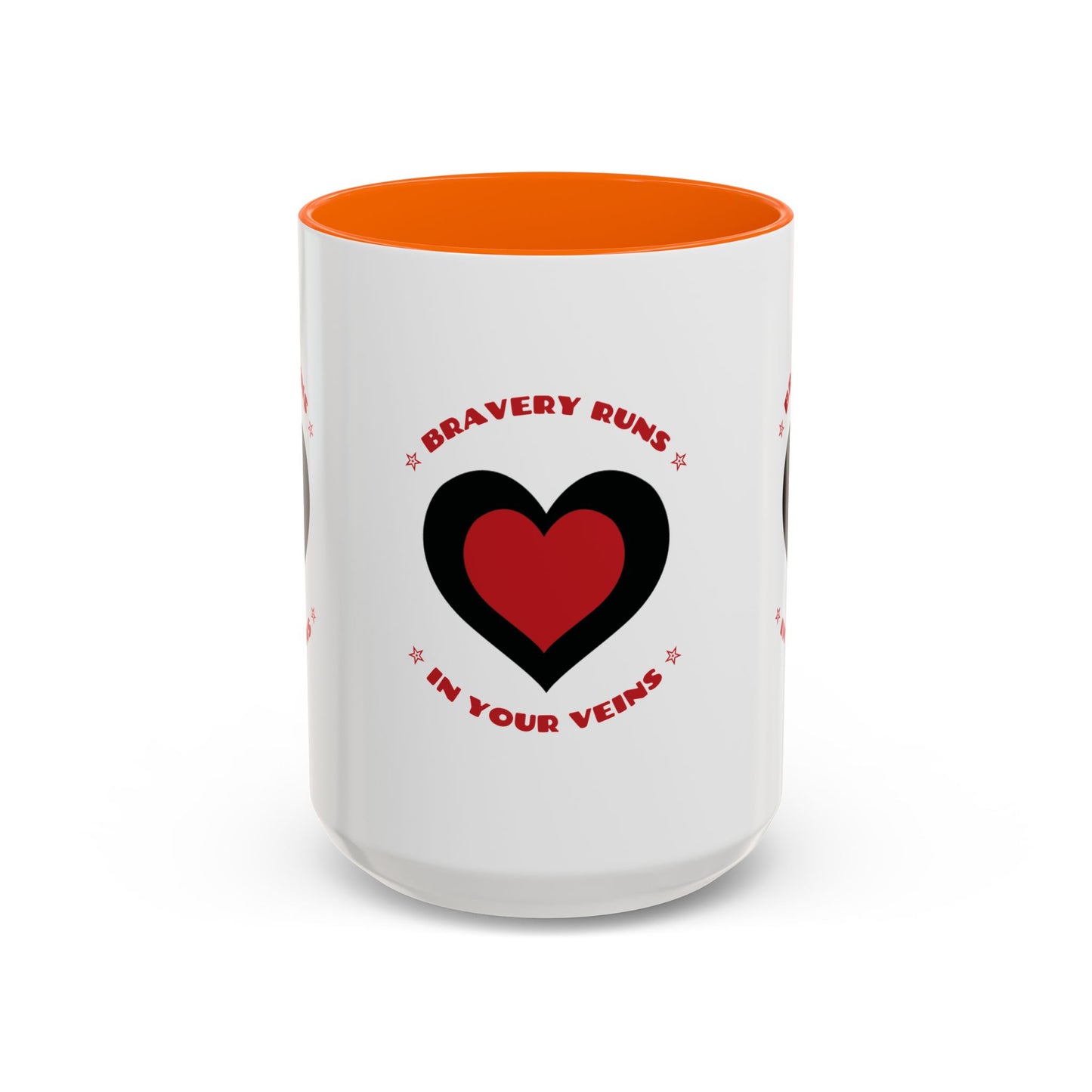 Firefighter Accent Coffee Mug – Bravery runs in your veins
