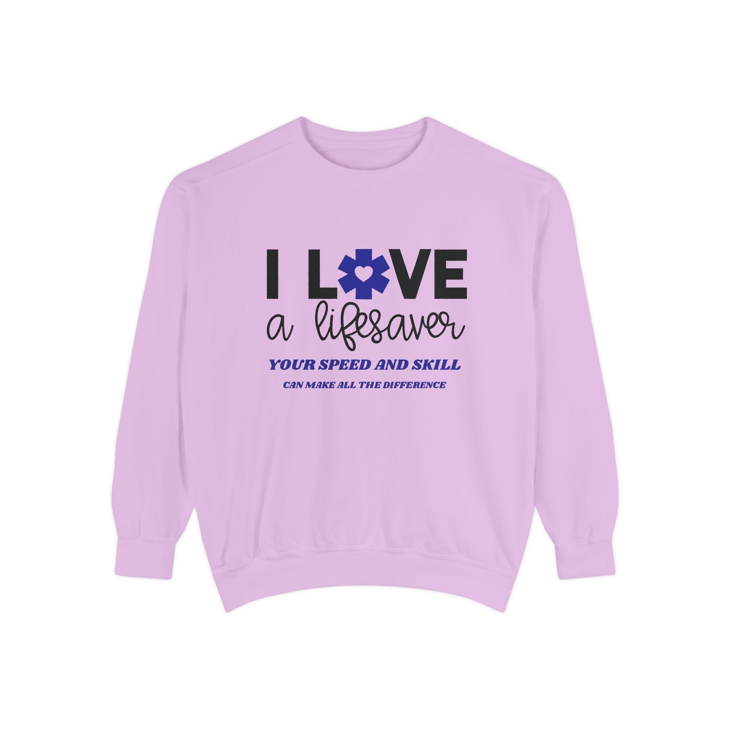 EMS Unisex Garment-Dyed Sweatshirt –Your speed and skill can make all the difference