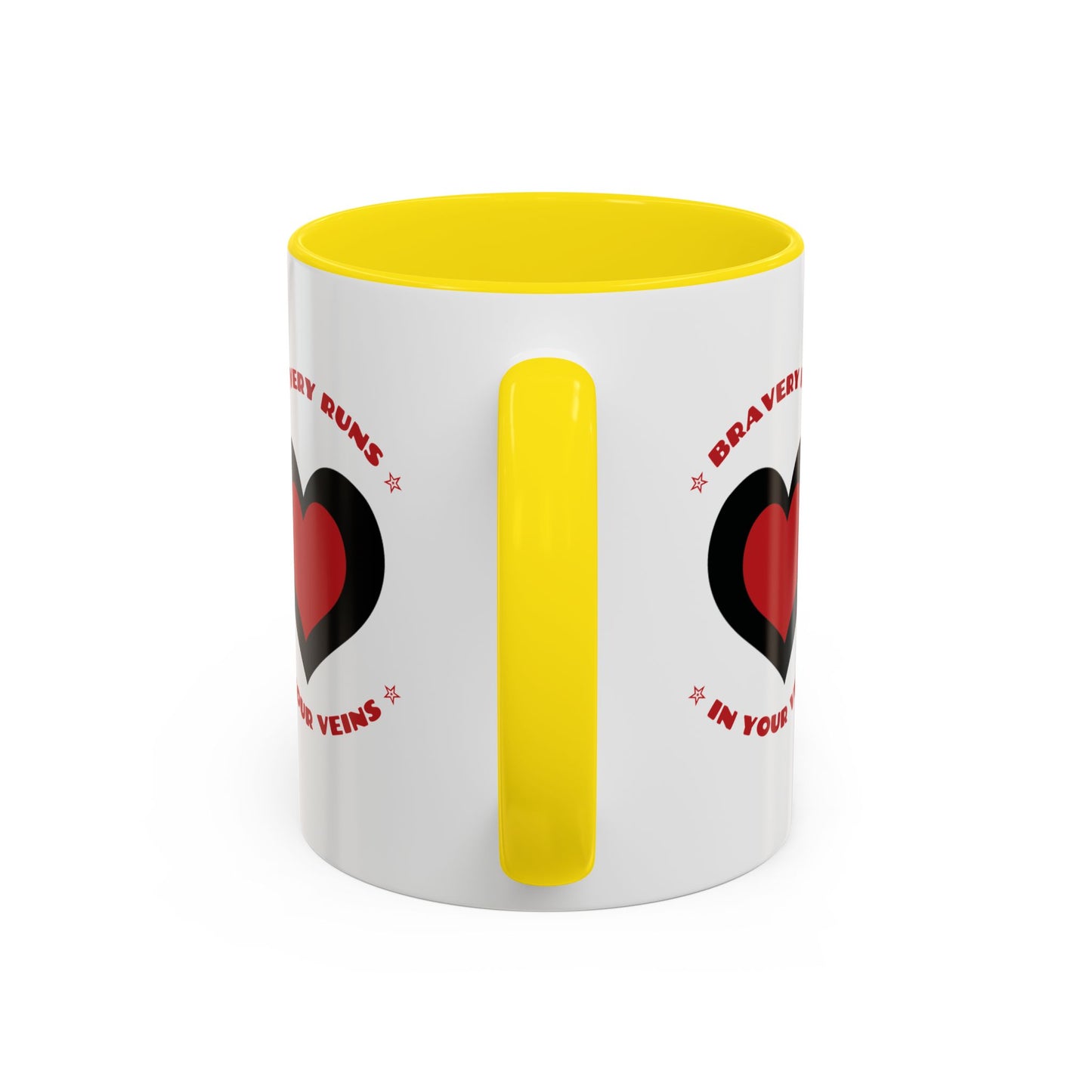 Firefighter Accent Coffee Mug – Bravery runs in your veins