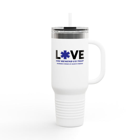 EMS Insulated Travel Mug, 40oz - You remind us that heroes come in many forms