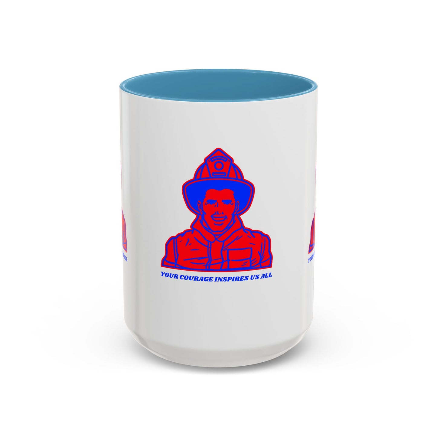 Firefighter Accent Coffee Mug – Your courage inspires us all