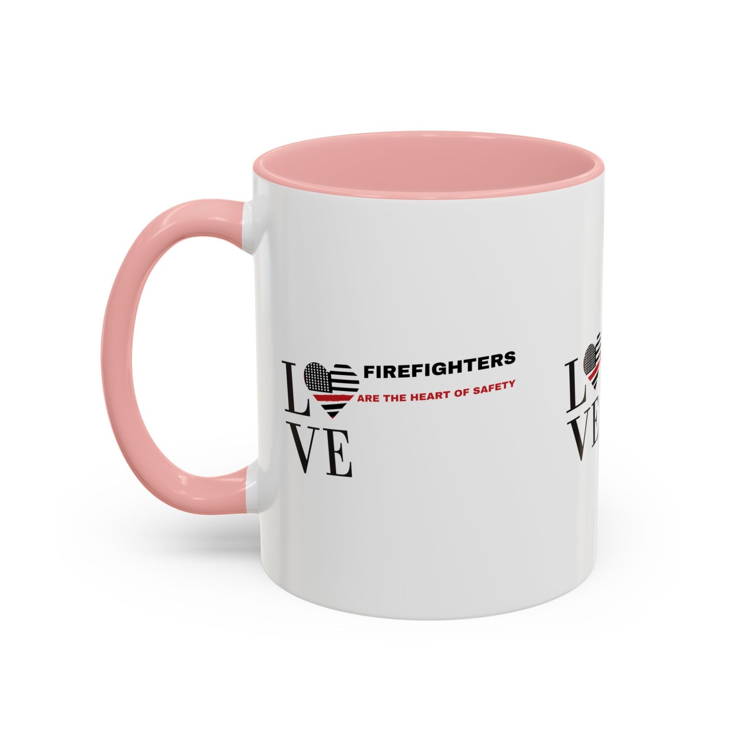 Firefighter Accent Coffee Mug – Firefighters are the heart of safety