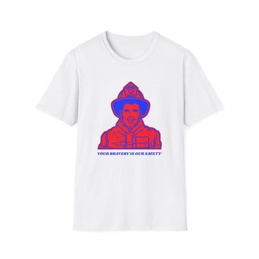 Firefighter Softstyle T-Shirt – Your bravery is our safety