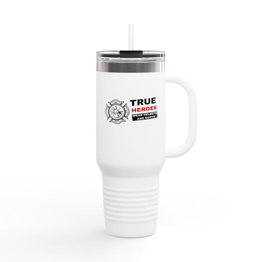 Firefighter Insulated Travel Mug, 40oz – True heroes wear helmets and boots