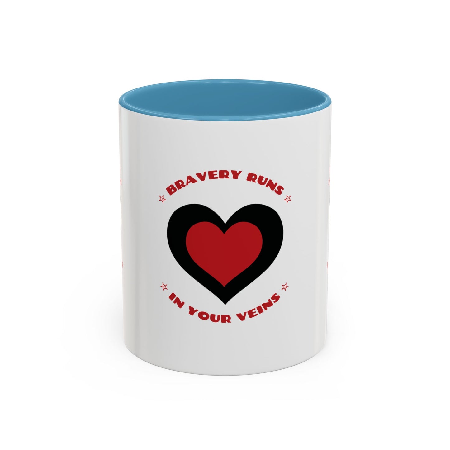 Firefighter Accent Coffee Mug – Bravery runs in your veins