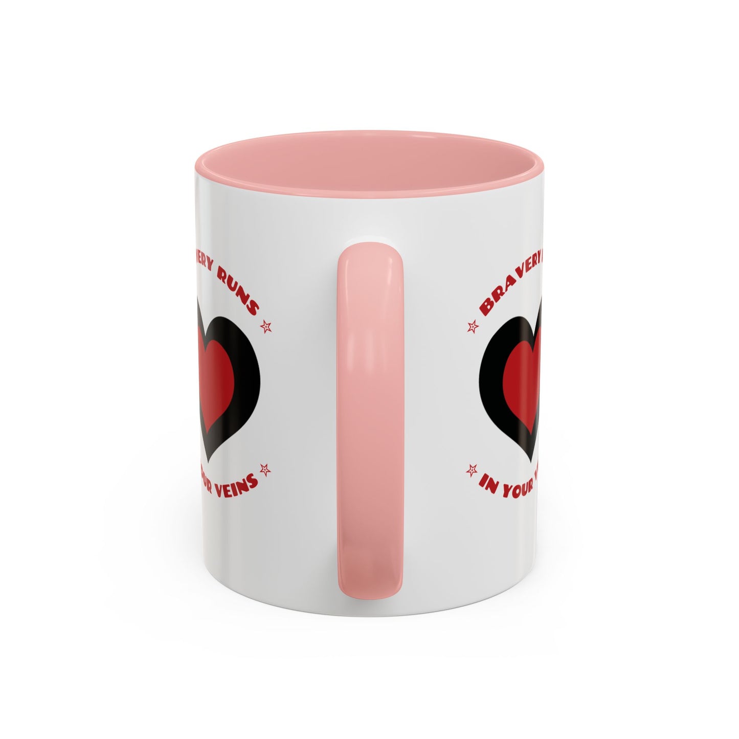 Firefighter Accent Coffee Mug – Bravery runs in your veins