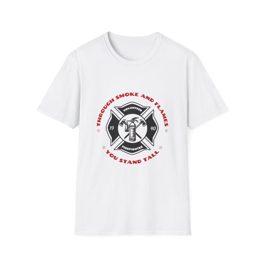 Firefighter Softstyle T-Shirt – Through smoke and flames, you stand tall
