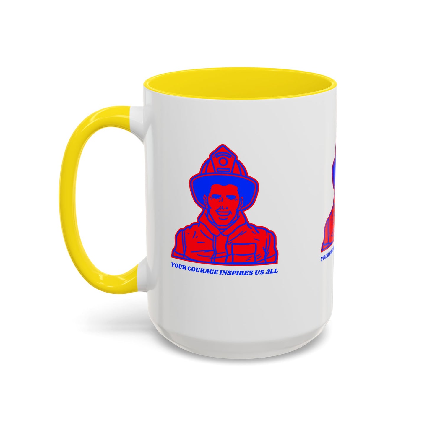 Firefighter Accent Coffee Mug – Your courage inspires us all