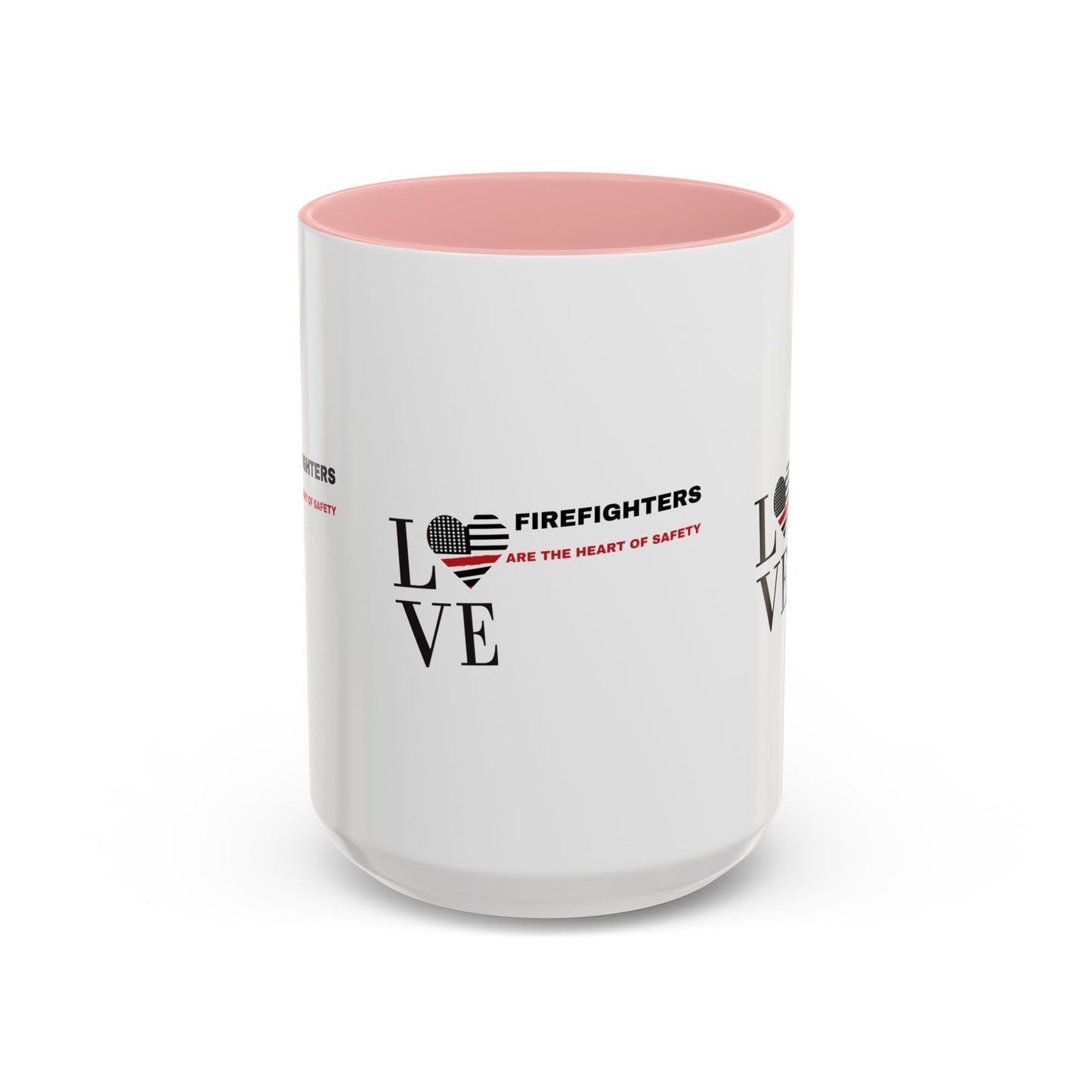 Firefighter Accent Coffee Mug – Firefighters are the heart of safety