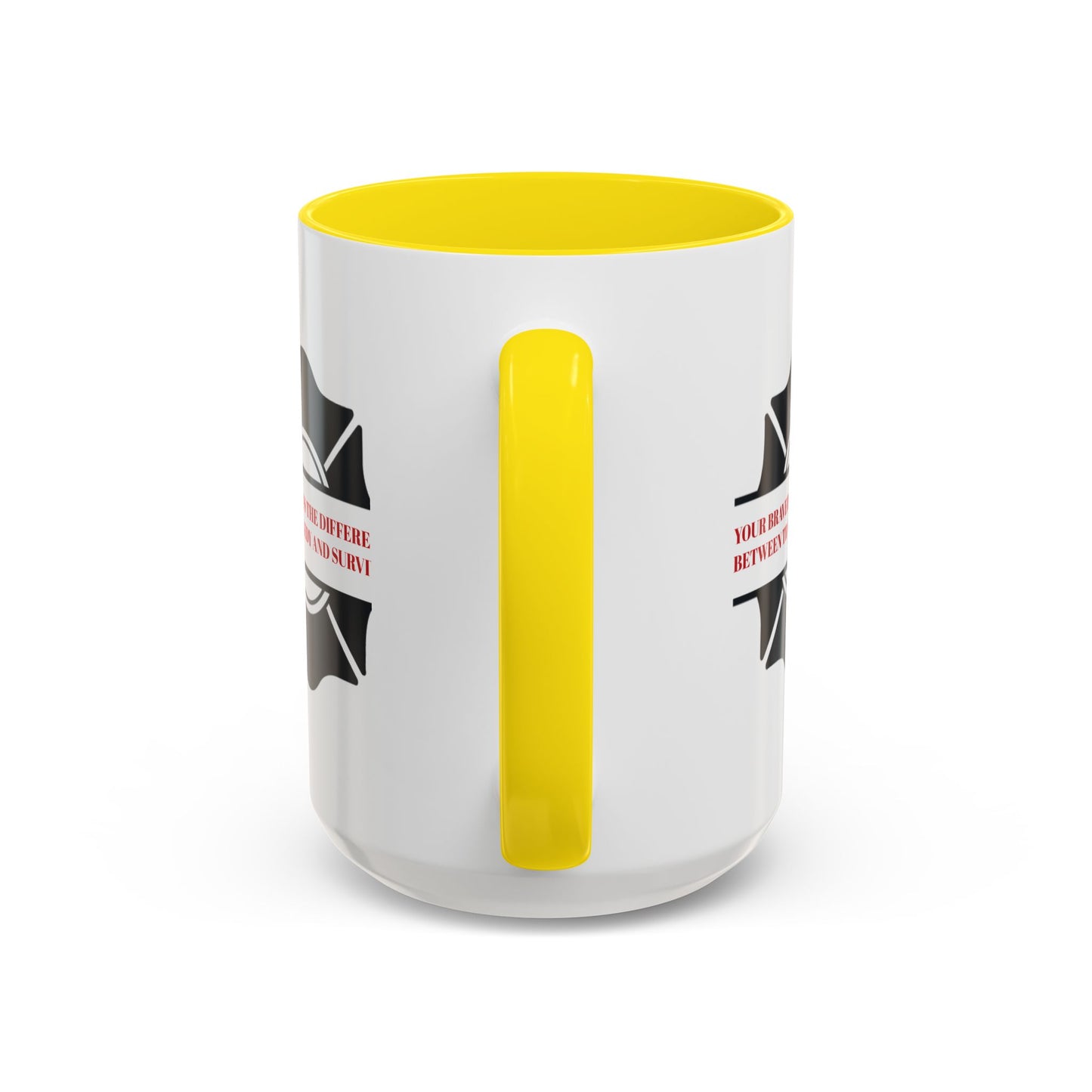 Firefighter Accent Coffee Mug – Your bravery is the difference between tragedy and survival