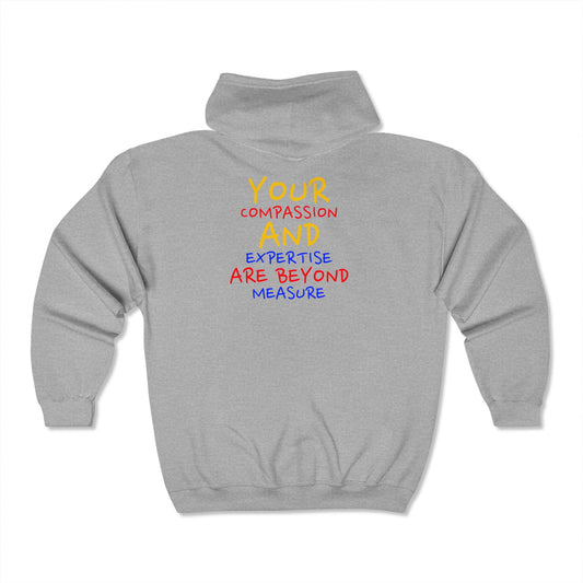 EMS Unisex Full Zip Hooded Sweatshirt – Your compassion and expertise are beyond measure