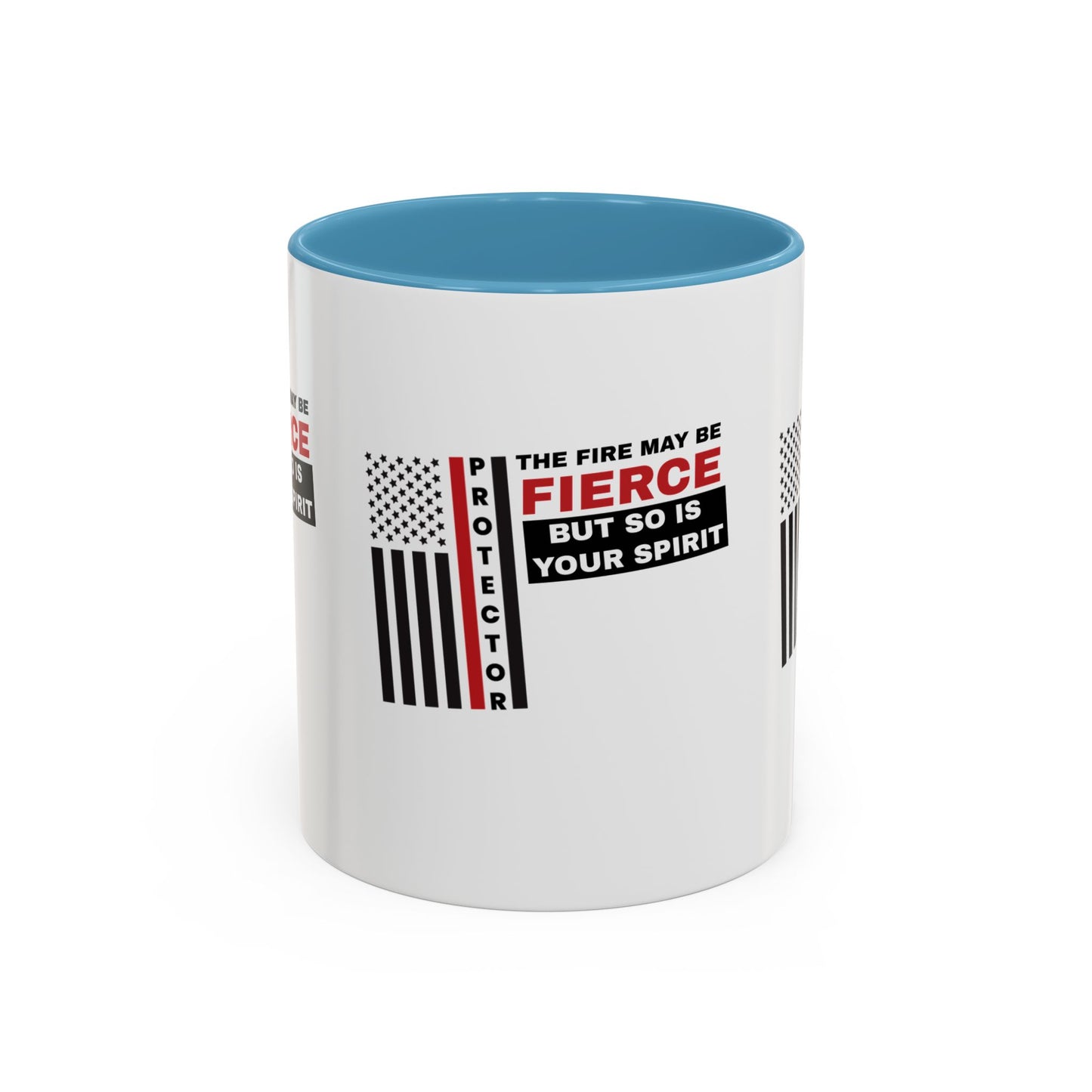 Firefighter Accent Coffee Mug – The fire may be fierce, but so is your spirit