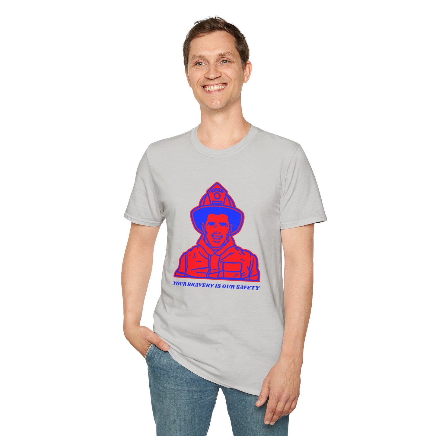 Firefighter Softstyle T-Shirt – Your bravery is our safety