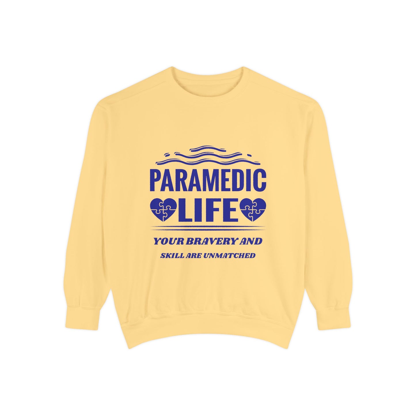 EMS Unisex Garment-Dyed Sweatshirt –Your bravery and skill are unmatched