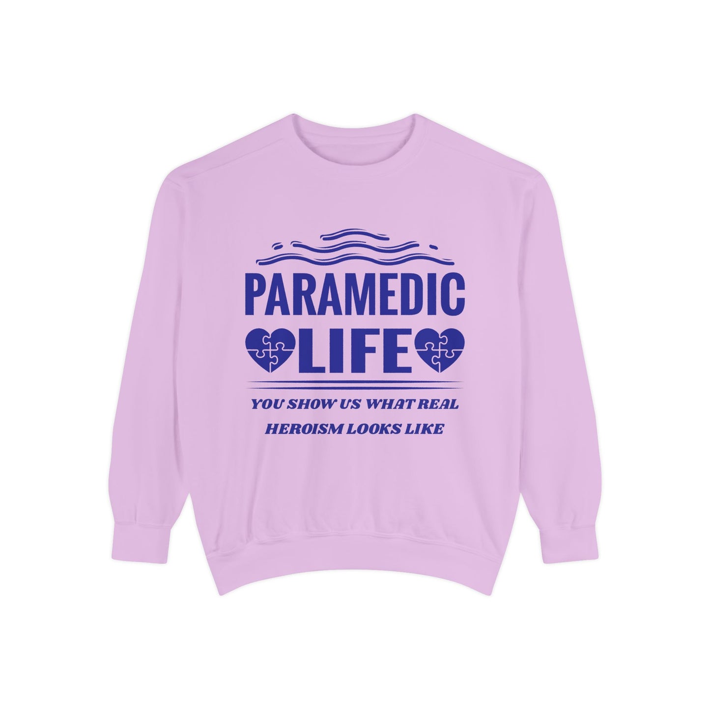 EMS Unisex Garment-Dyed Sweatshirt –You show us what real heroism looks like