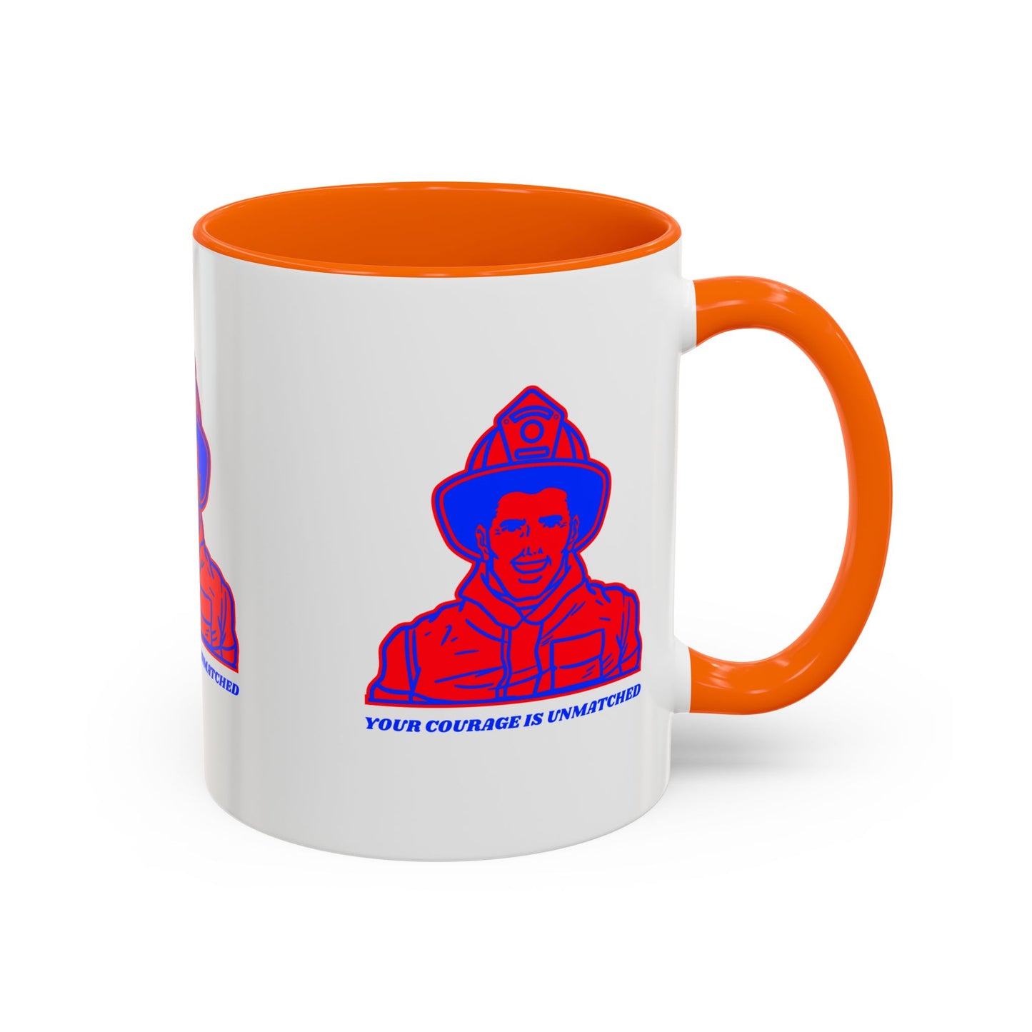 Firefighter Accent Coffee Mug – Your courage is unmatched