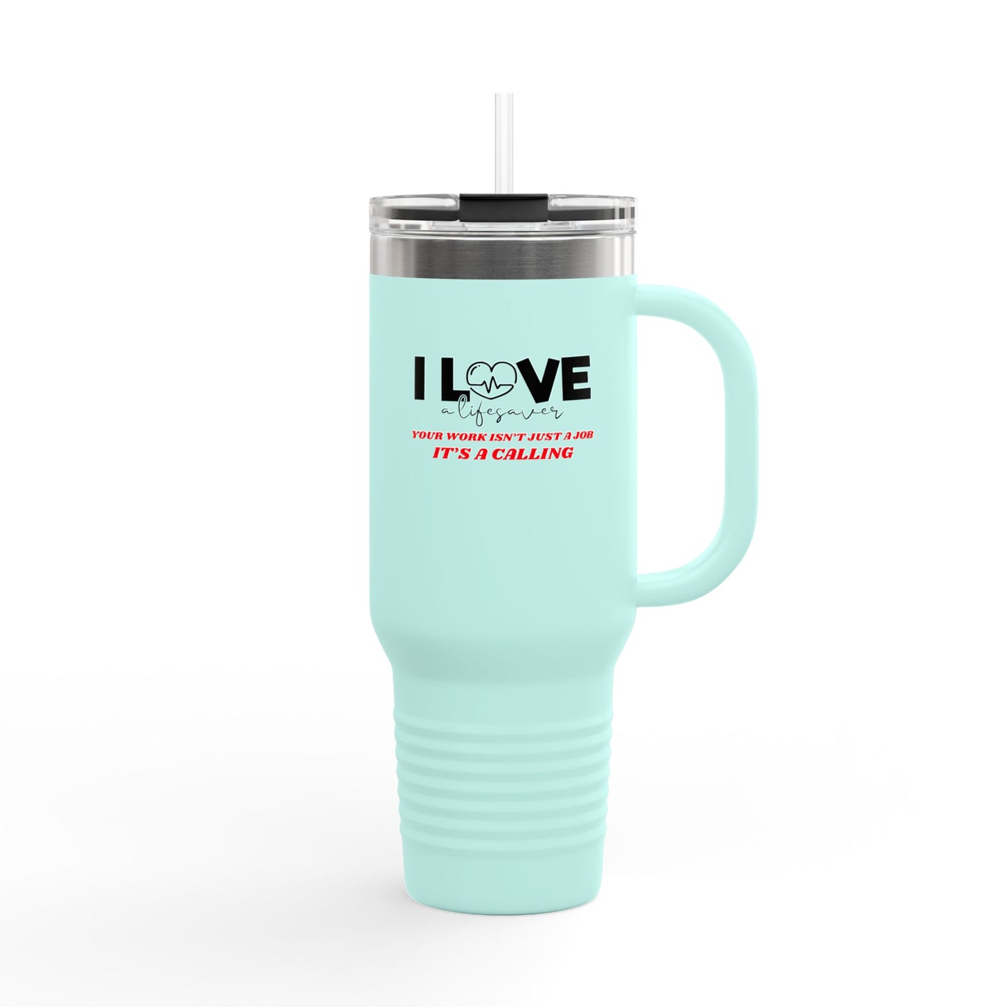 EMS Insulated Travel Mug, 40oz - Your work isn’t just a job, it’s a calling