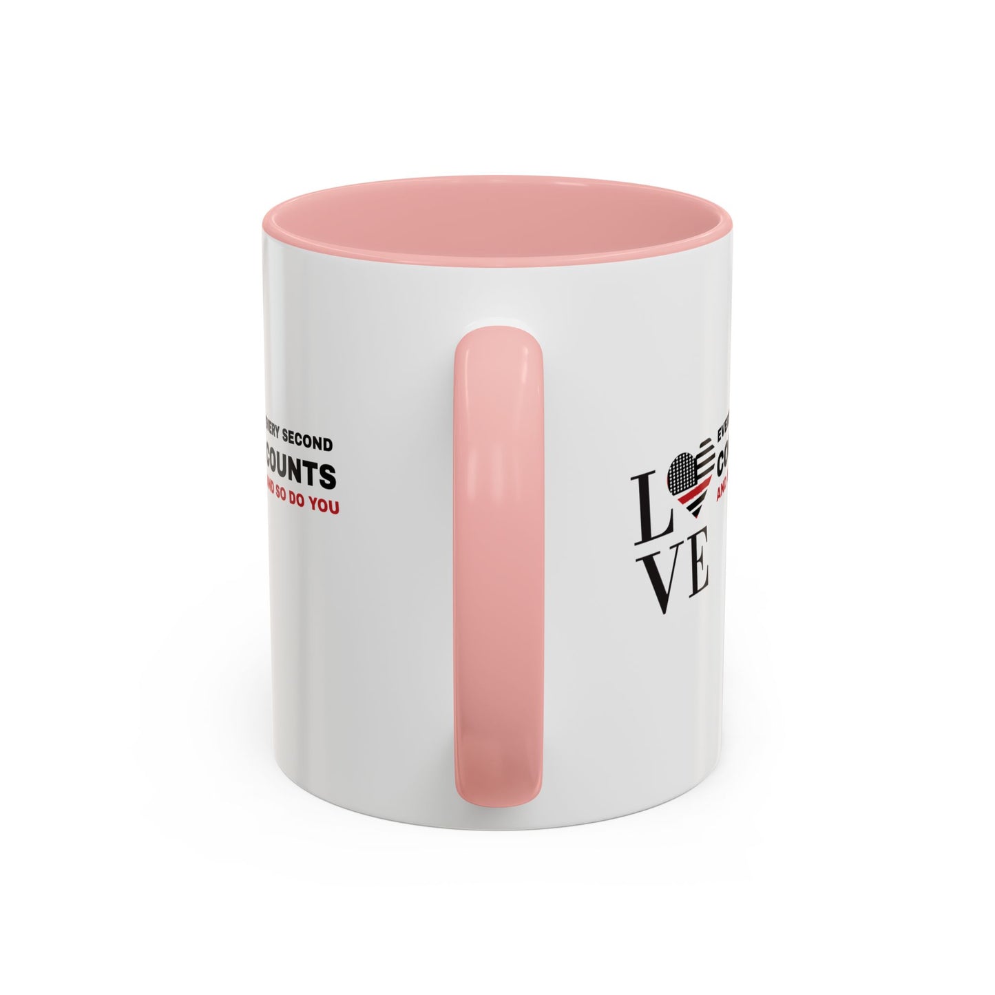 Firefighter Accent Coffee Mug – Every second counts, and so do you