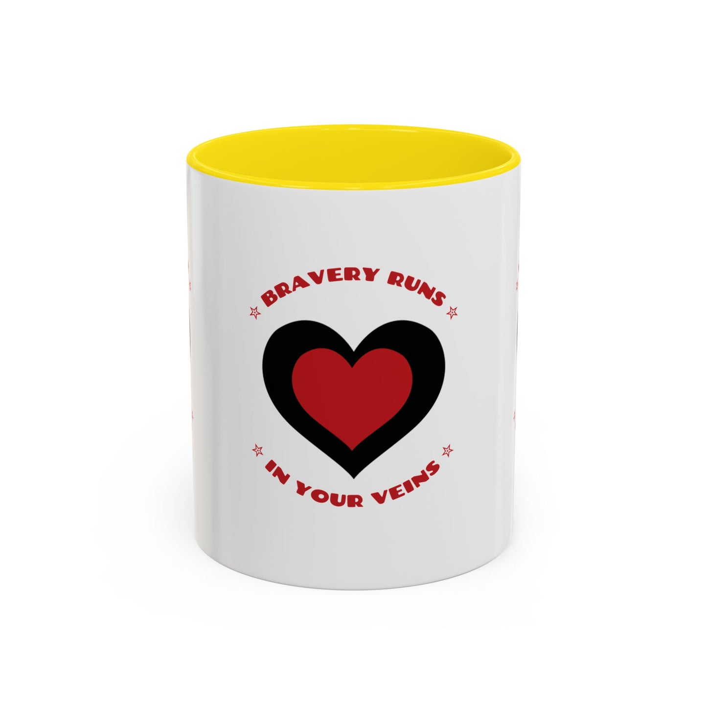 Firefighter Accent Coffee Mug – Bravery runs in your veins
