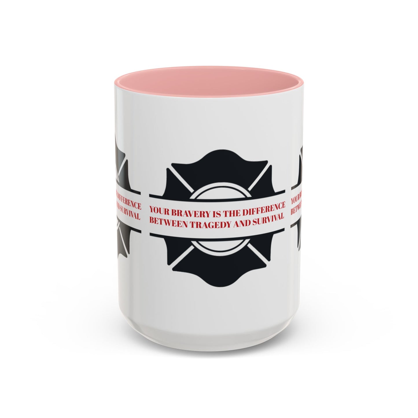 Firefighter Accent Coffee Mug – Your bravery is the difference between tragedy and survival