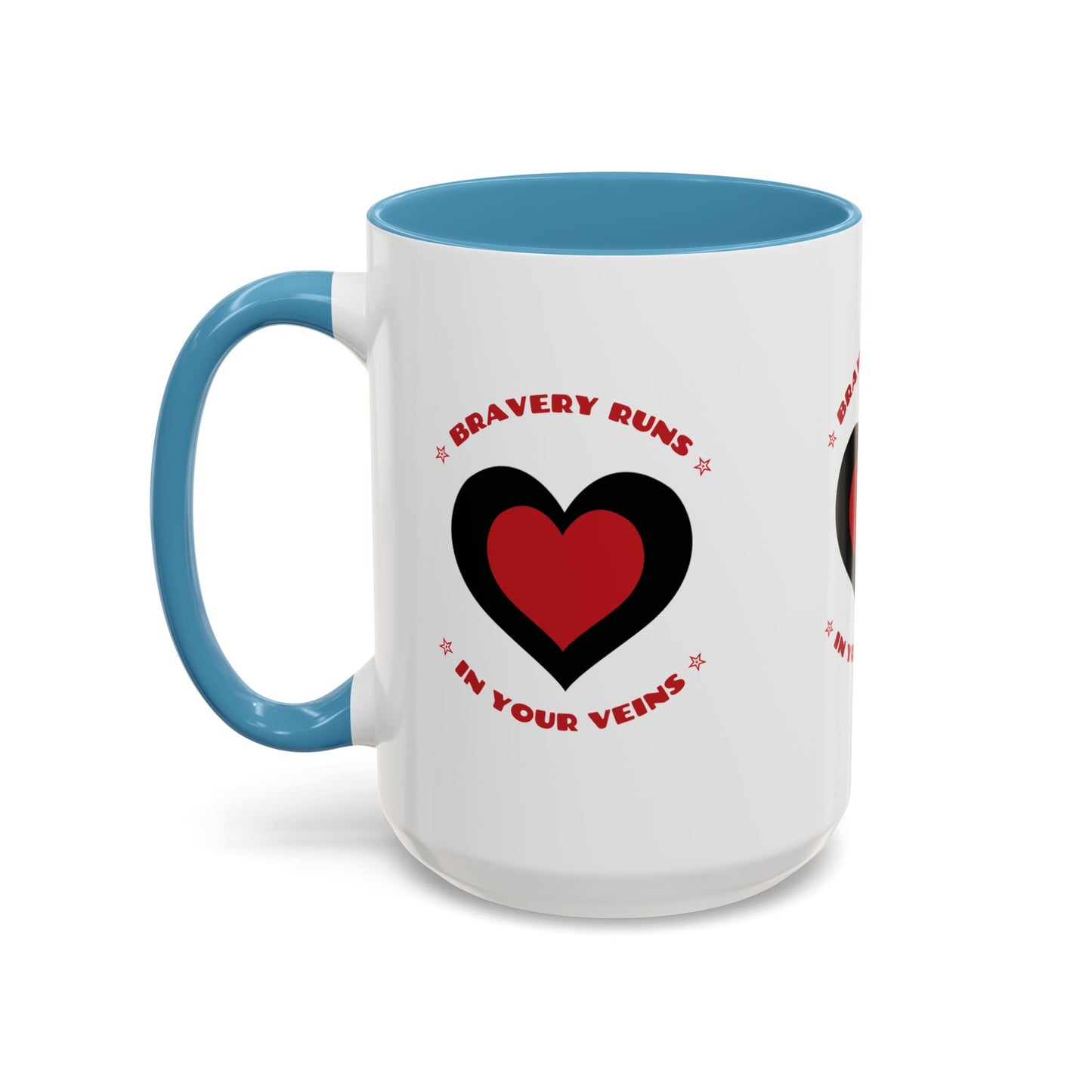 Firefighter Accent Coffee Mug – Bravery runs in your veins