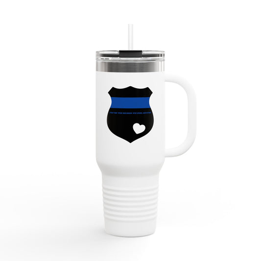 Police Appreciation Design - "You're the Reason We Feel Secure"