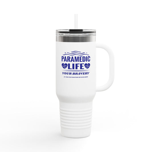 EMS Insulated Travel Mug, 40oz - Your bravery is the foundation of our hope