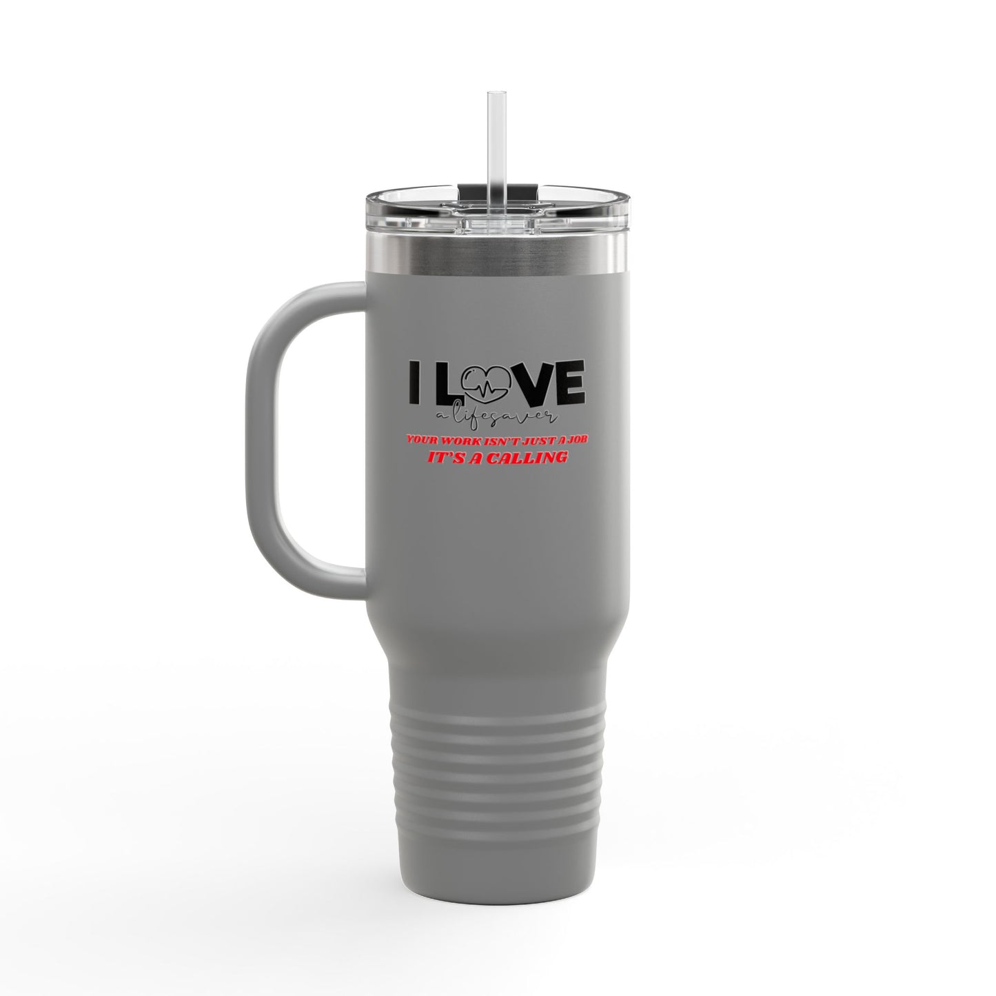 EMS Insulated Travel Mug, 40oz - Your work isn’t just a job, it’s a calling