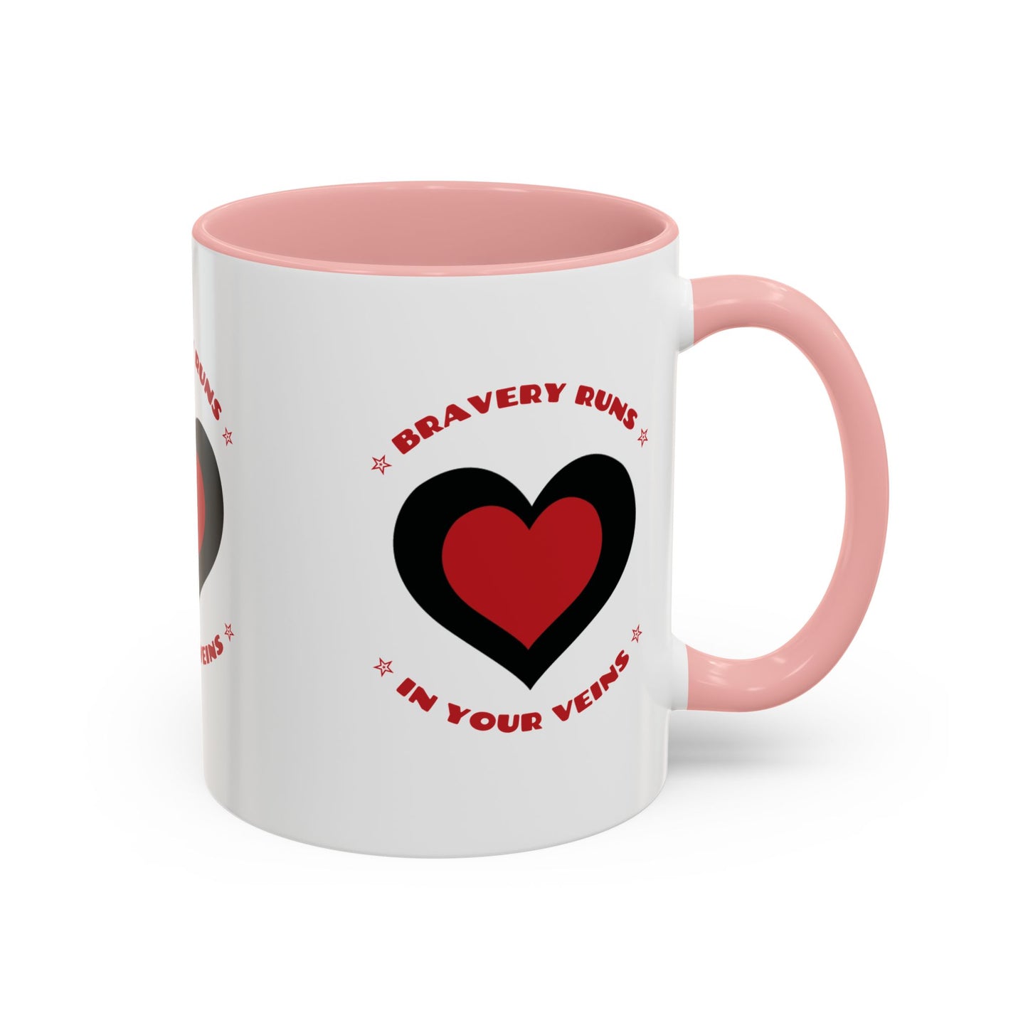Firefighter Accent Coffee Mug – Bravery runs in your veins