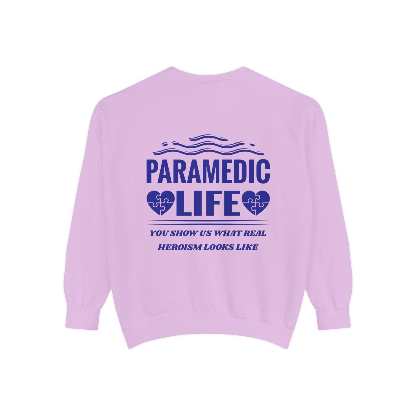 EMS Unisex Garment-Dyed Sweatshirt –You show us what real heroism looks like
