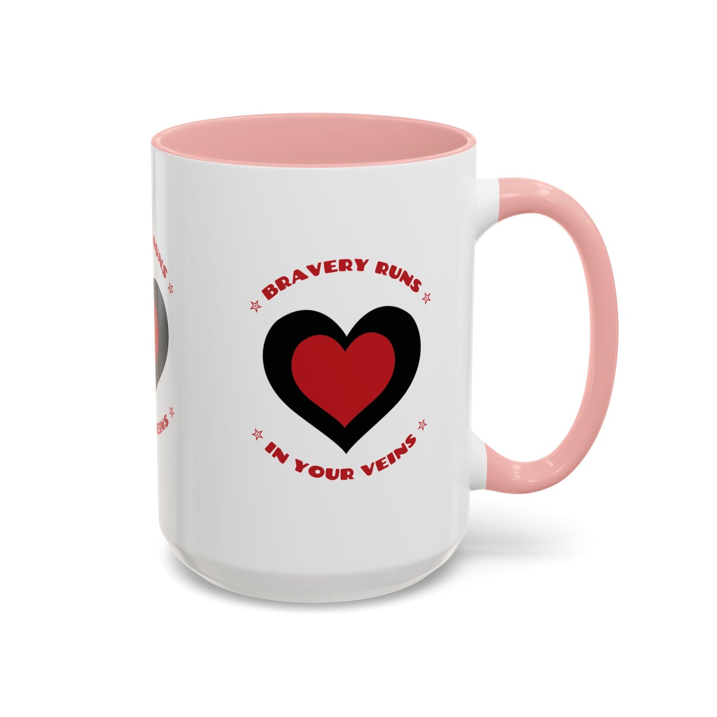 Firefighter Accent Coffee Mug – Bravery runs in your veins