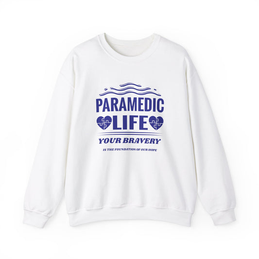 EMS Unisex Crewneck Sweatshirt – Your bravery is the foundation of our hope