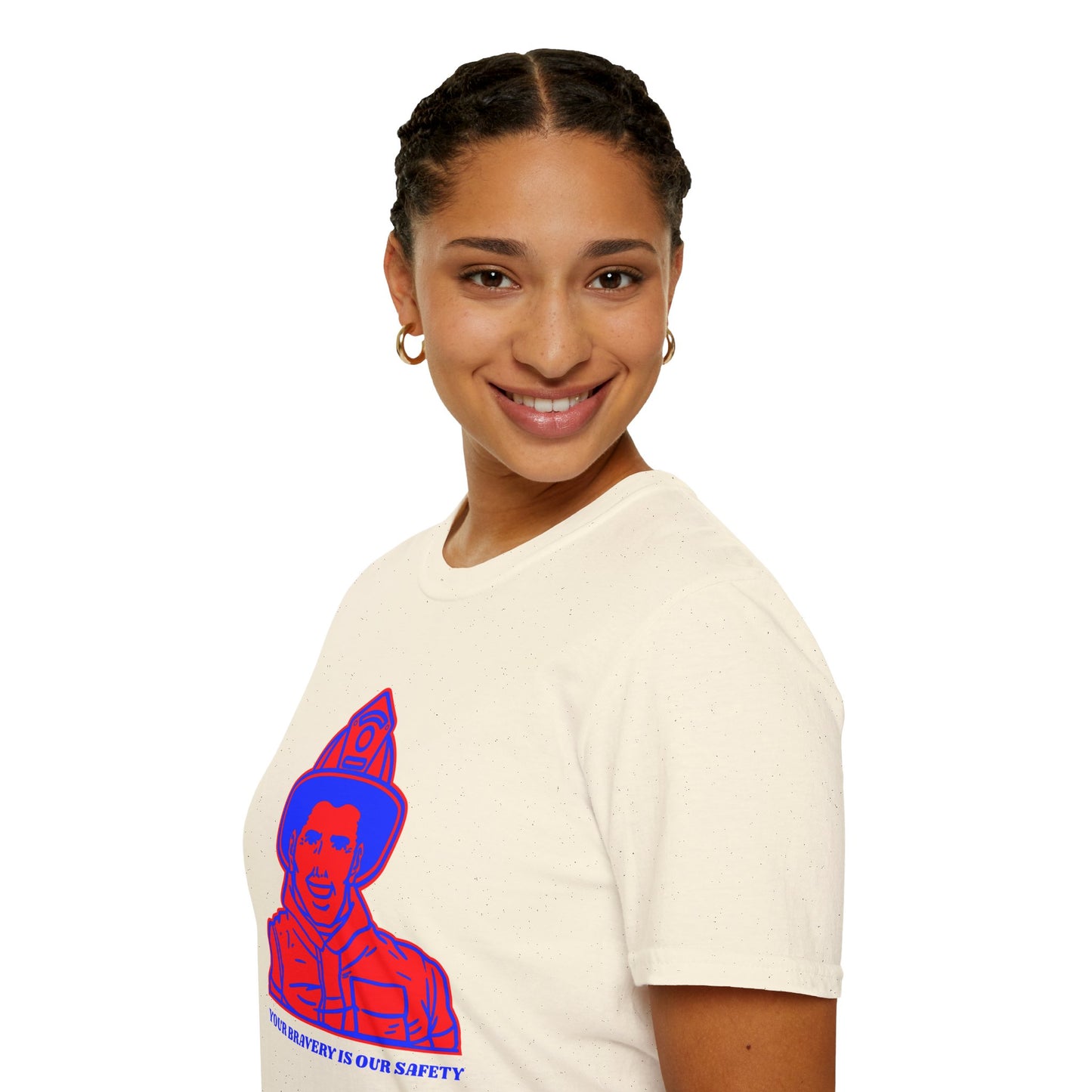 Firefighter Softstyle T-Shirt – Your bravery is our safety