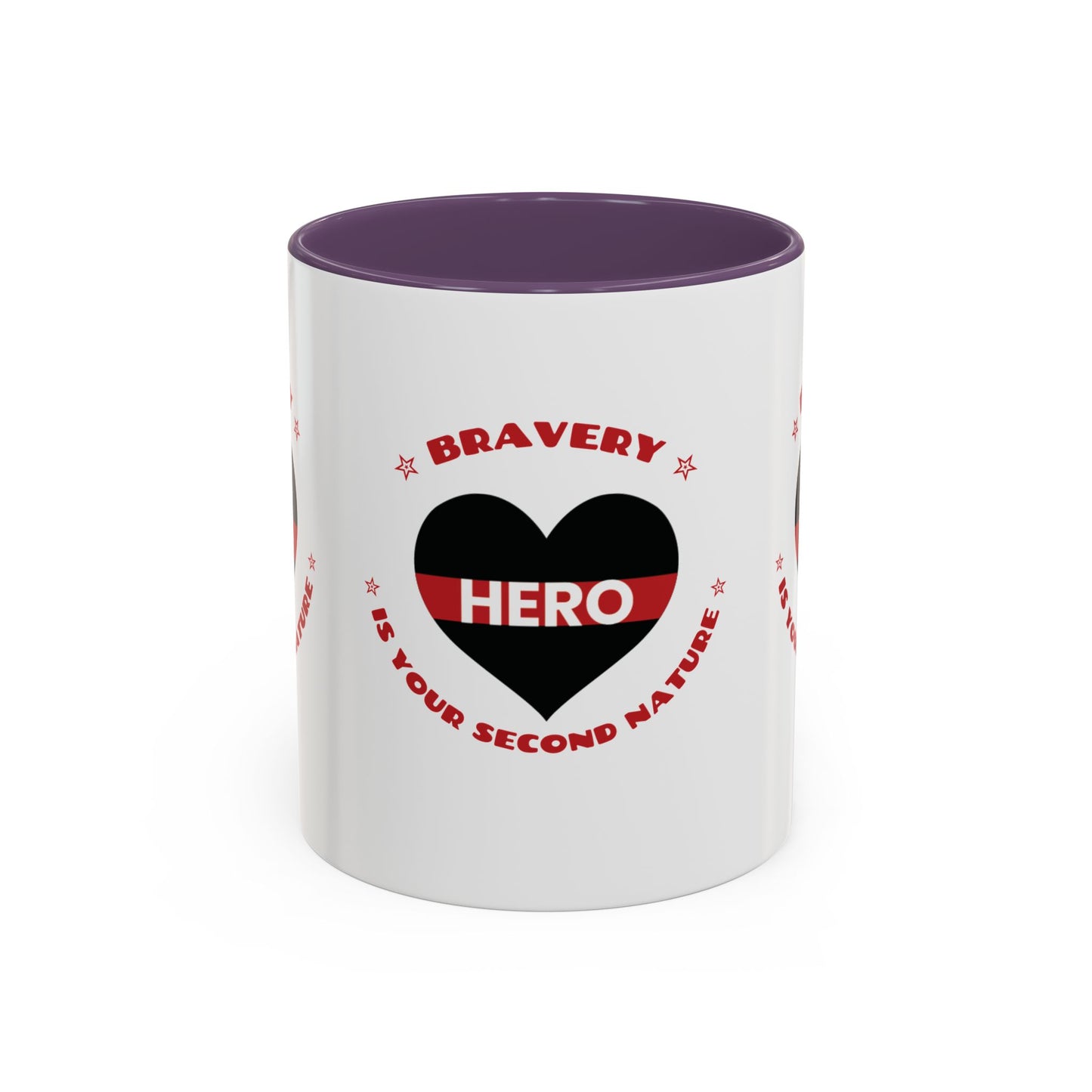 Firefighter Accent Coffee Mug – Bravery is your second nature