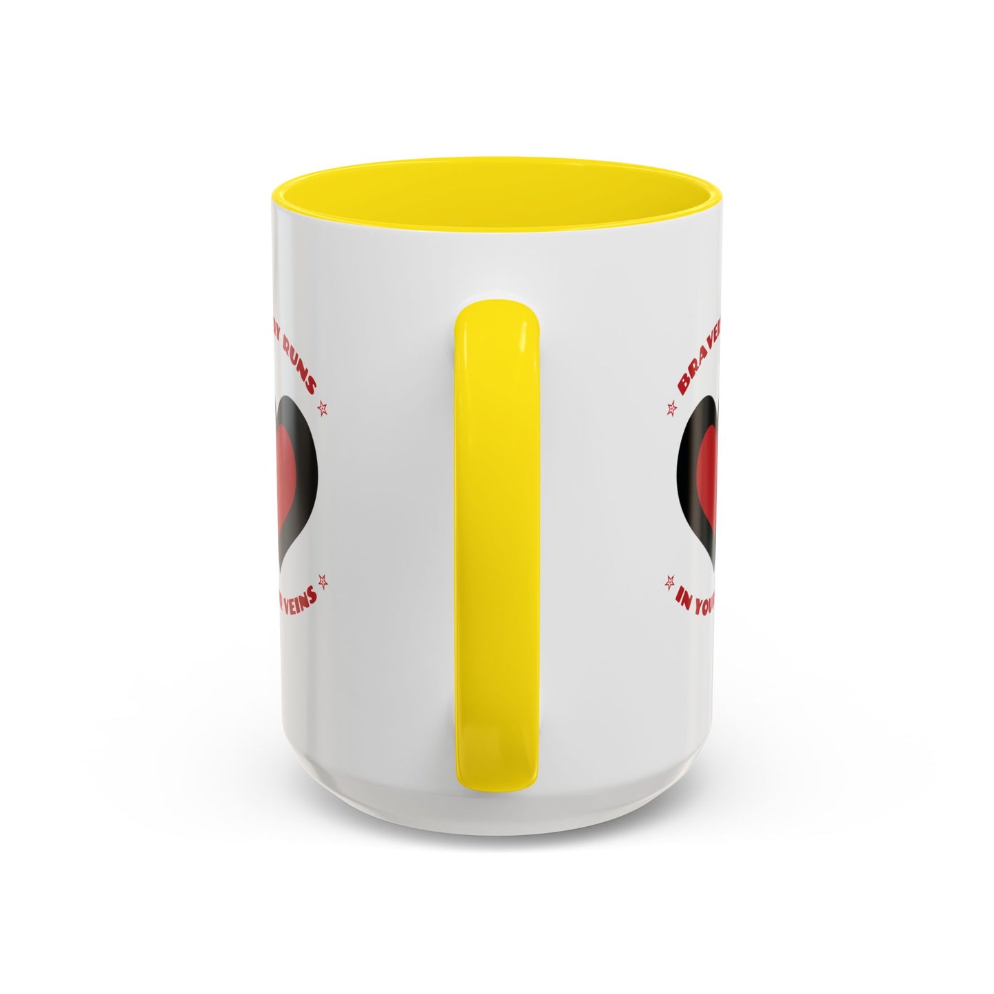 Firefighter Accent Coffee Mug – Bravery runs in your veins