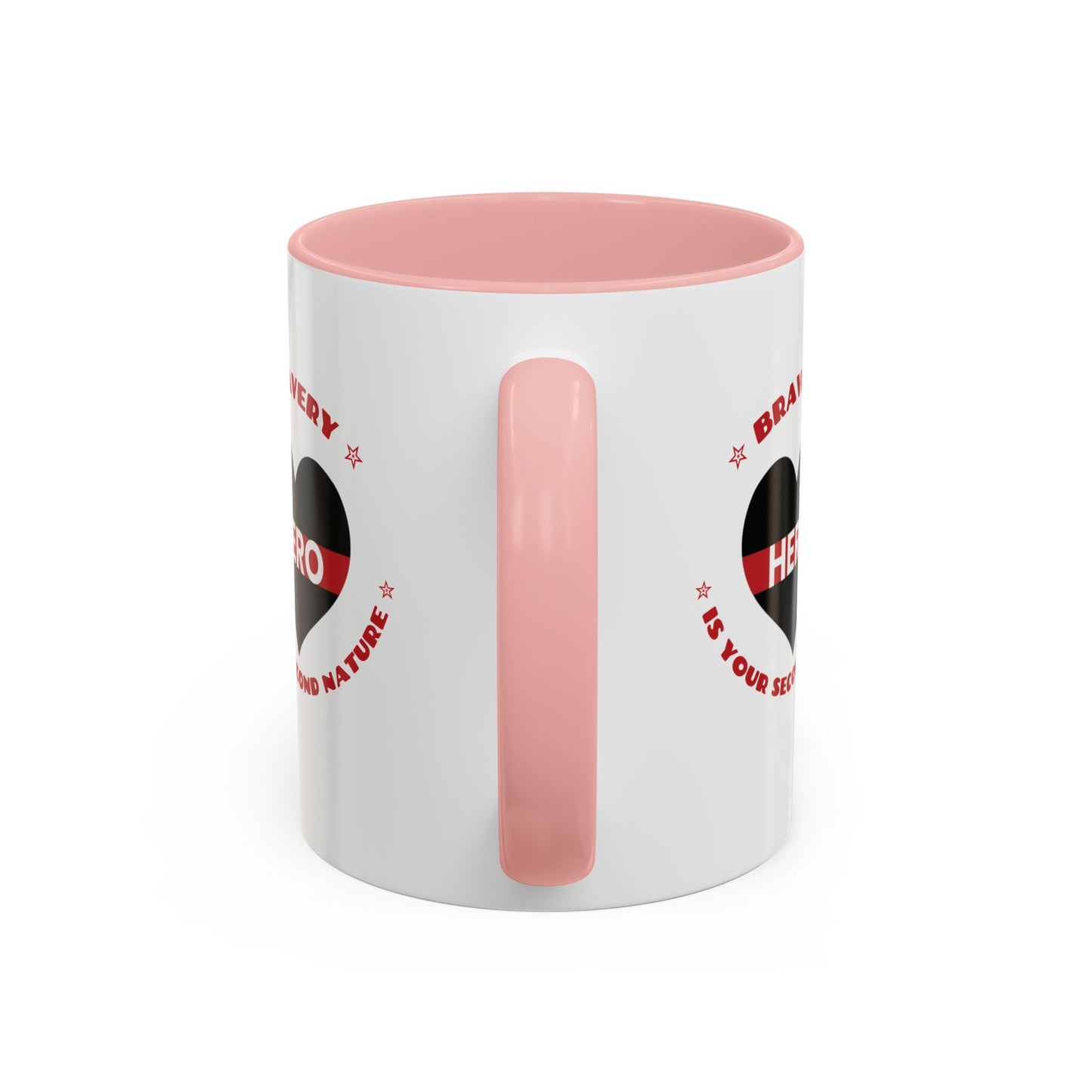 Firefighter Accent Coffee Mug – Bravery is your second nature