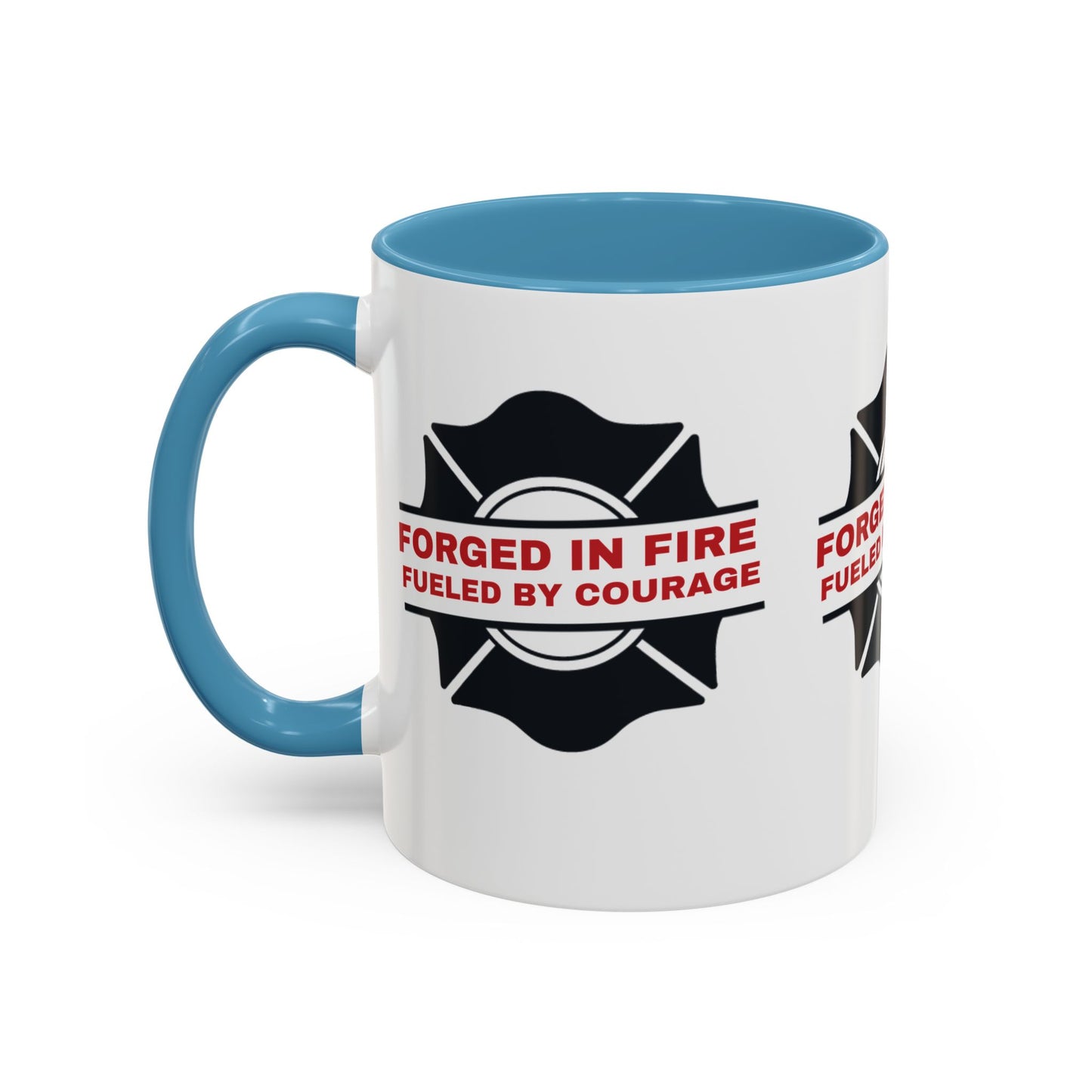 Firefighter Accent Coffee Mug – Forged in fire, fueled by courage