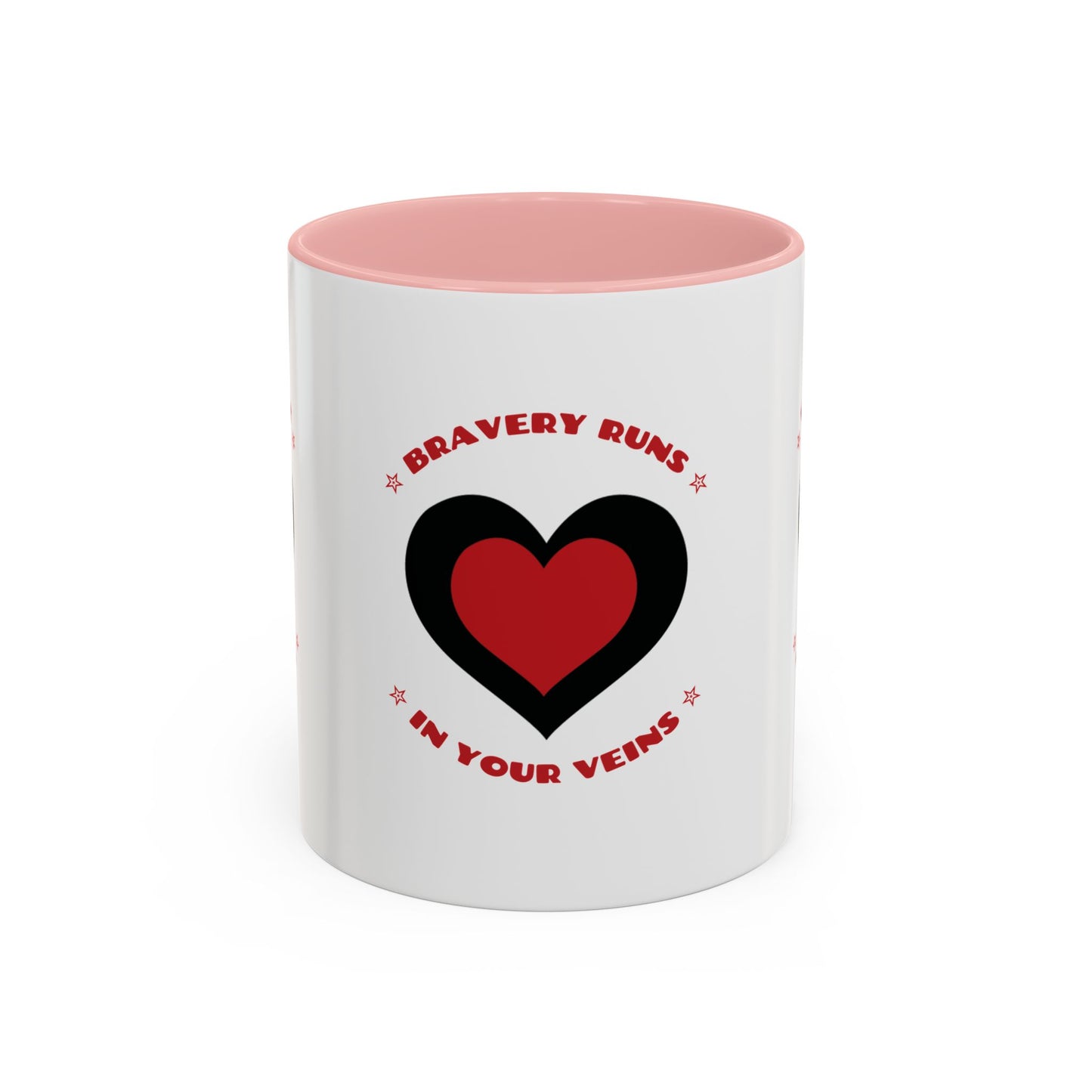 Firefighter Accent Coffee Mug – Bravery runs in your veins