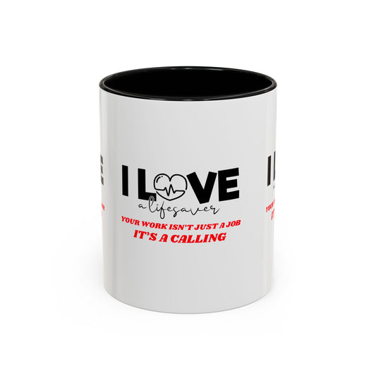 EMS Accent Coffee Mug – Your work isn’t just a job, it’s a calling