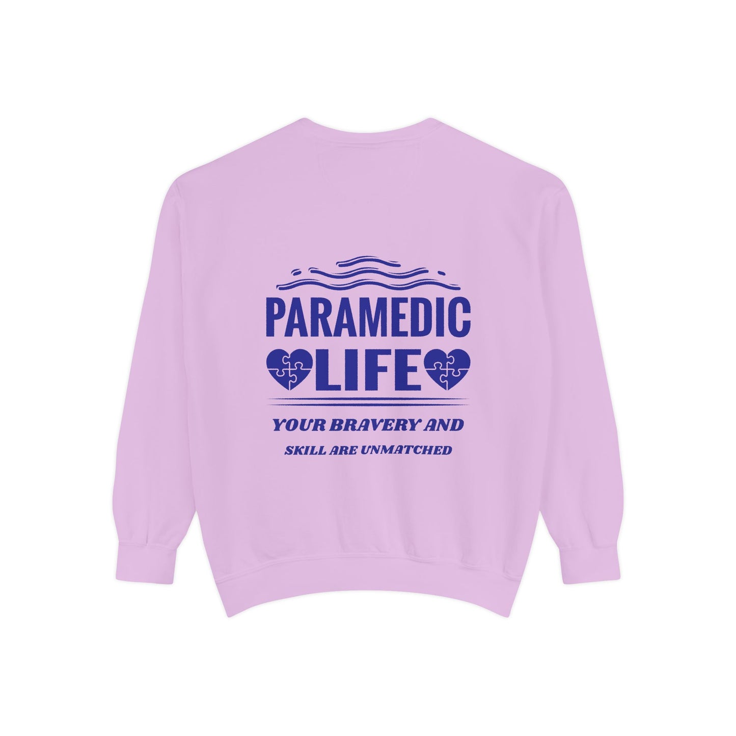 EMS Unisex Garment-Dyed Sweatshirt –Your bravery and skill are unmatched