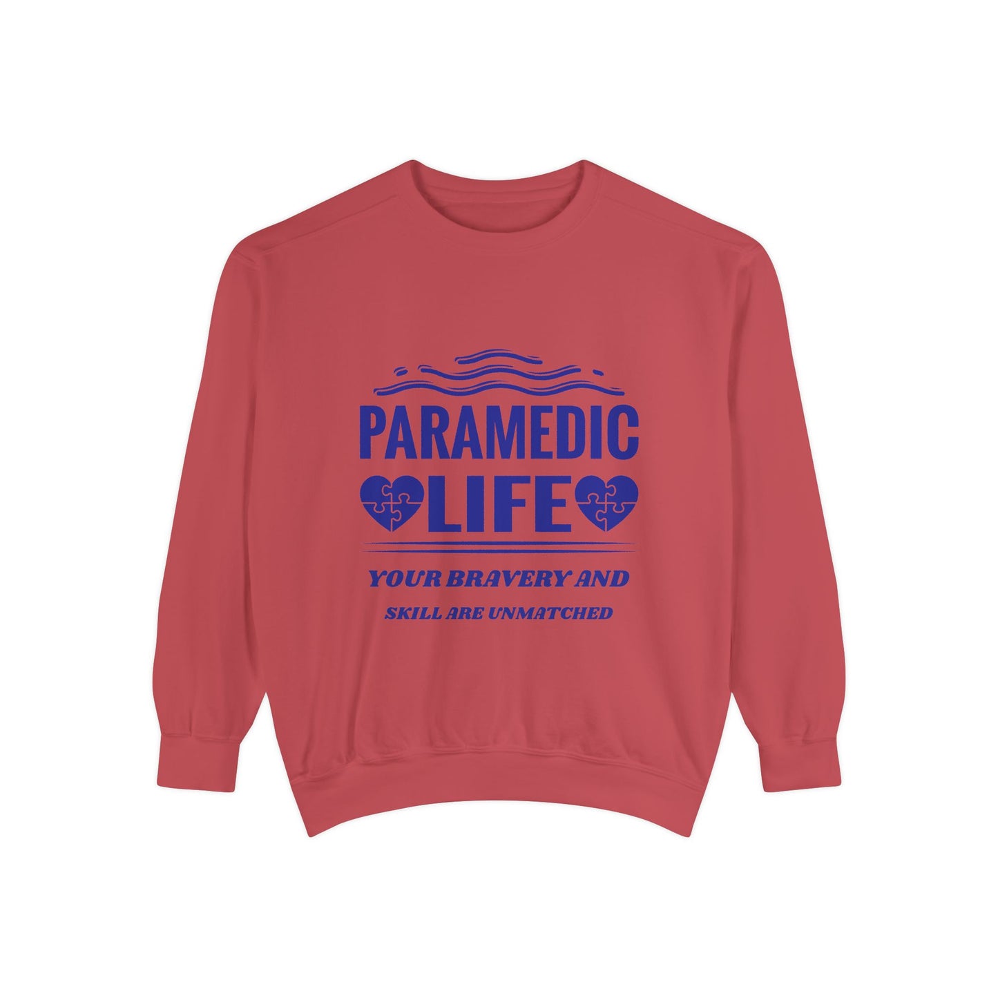 EMS Unisex Garment-Dyed Sweatshirt –Your bravery and skill are unmatched
