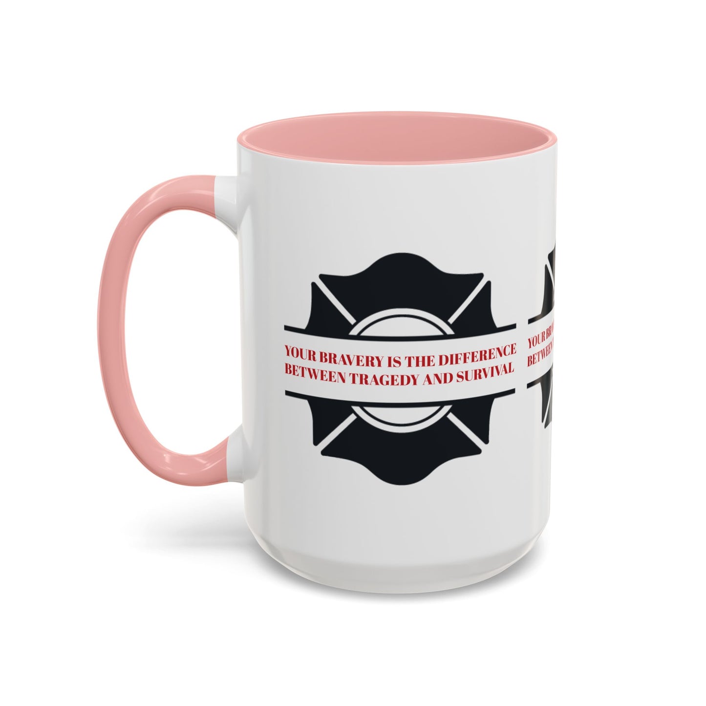 Firefighter Accent Coffee Mug – Your bravery is the difference between tragedy and survival