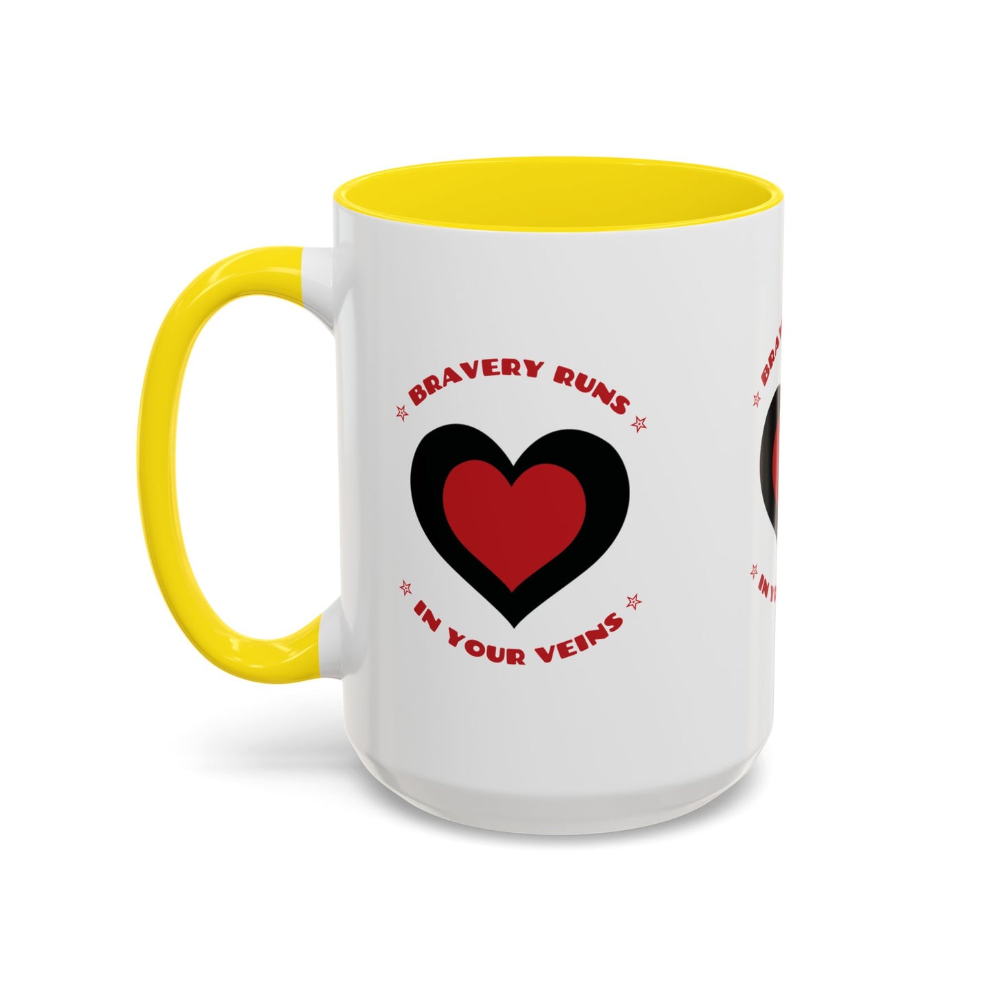Firefighter Accent Coffee Mug – Bravery runs in your veins