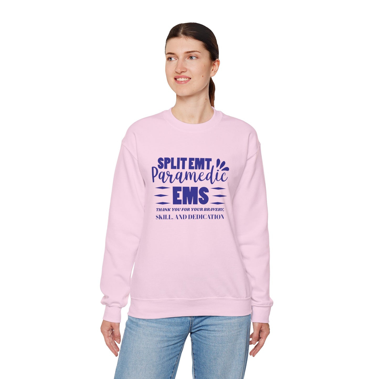 EMS Unisex Crewneck Sweatshirt – Thank you for your bravery, skill, and dedication