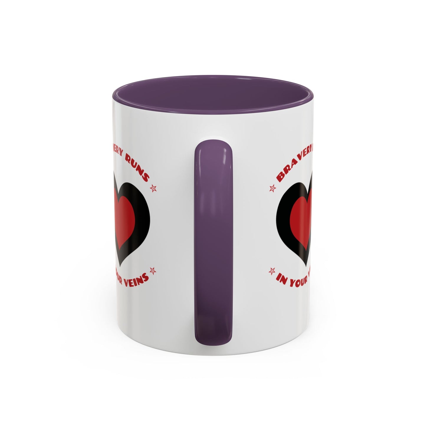 Firefighter Accent Coffee Mug – Bravery runs in your veins