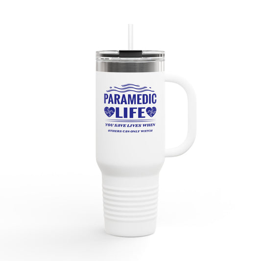 EMS Insulated Travel Mug, 40oz - You save lives when others can only watch