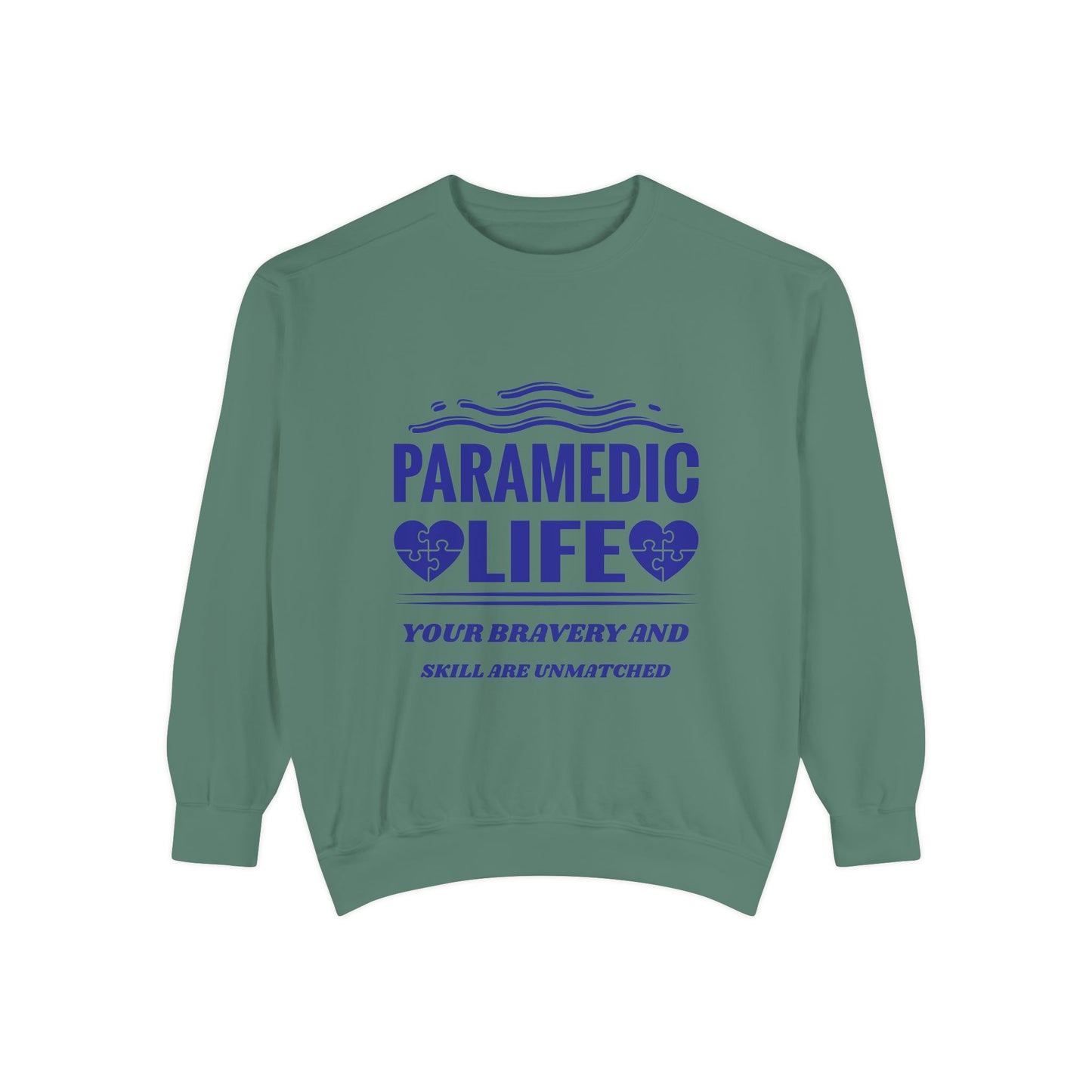 EMS Unisex Garment-Dyed Sweatshirt –Your bravery and skill are unmatched