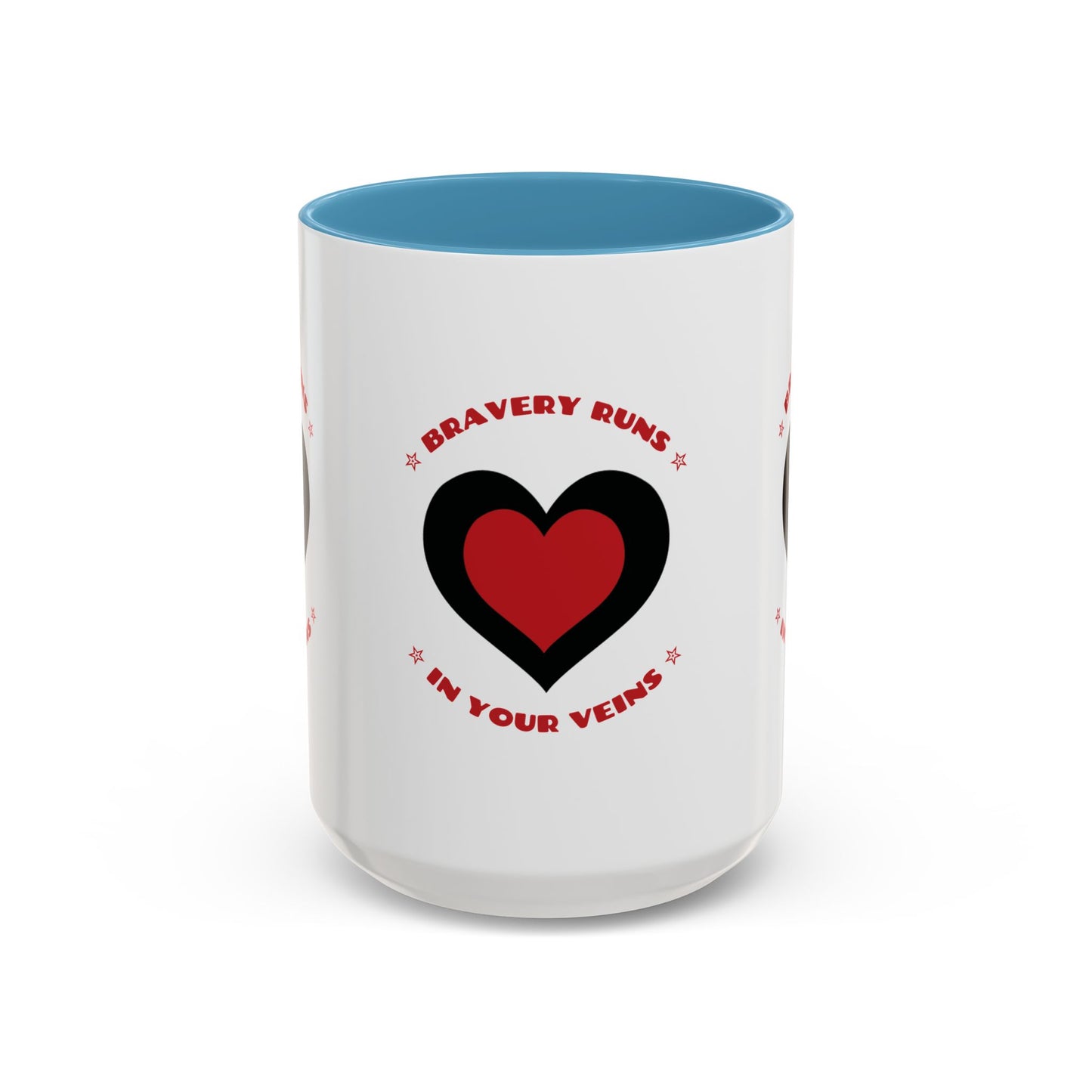 Firefighter Accent Coffee Mug – Bravery runs in your veins