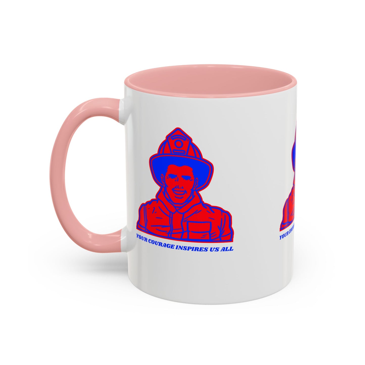 Firefighter Accent Coffee Mug – Your courage inspires us all